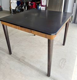 Pier One 4 Person Solid Wooden Square Dining Table