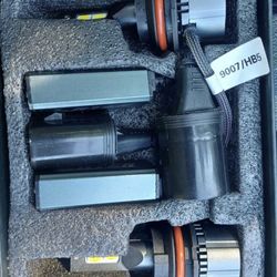 9004 LED Headlight Bulbs,9004/HB1 Hi/Lo Beam LED Headlight Bulb 6500k 9004 LED Bulb Cool White luces 