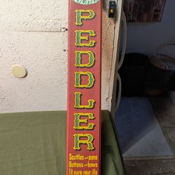 Vintage 1960 's Square Deal Advertisement Peddler Sign