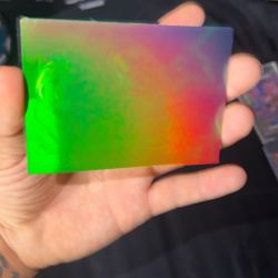 Marvel 1993 Green Holo Refractor Spiderman Vs Venom