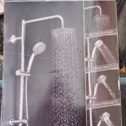 Retrofit Shower System, Head And Handheld 