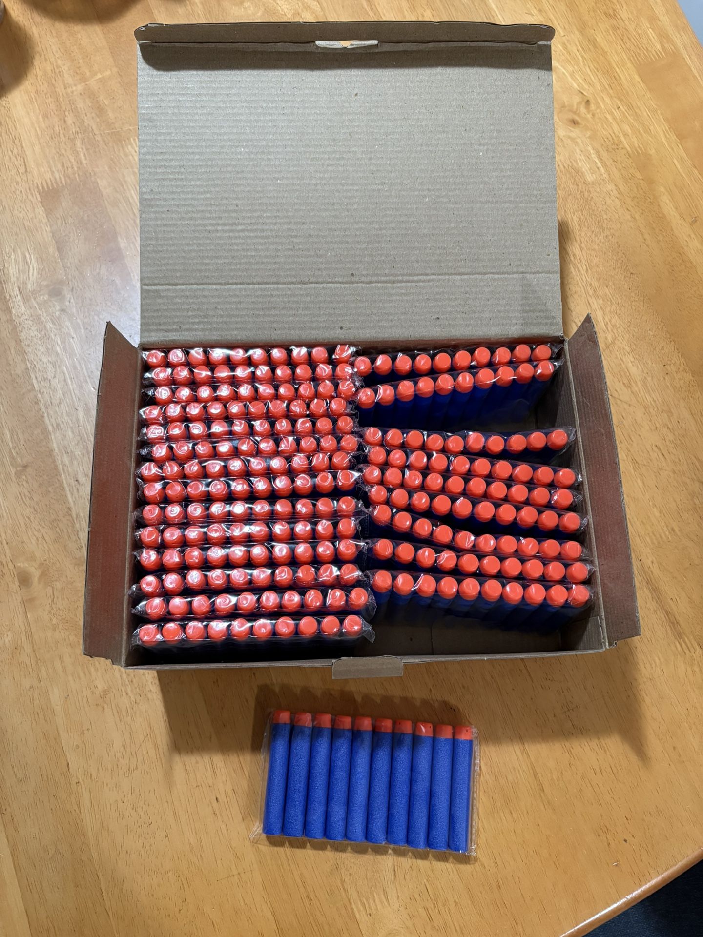 Nerf Gun Elite Bullets (universal) $5 for 10 bullets each. Total: $120