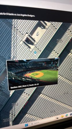 LA Dodgers vs AZ Diamondbacks - Face Value - Friday 8/7 August 7th - 6:40pm - Upper level, row 2