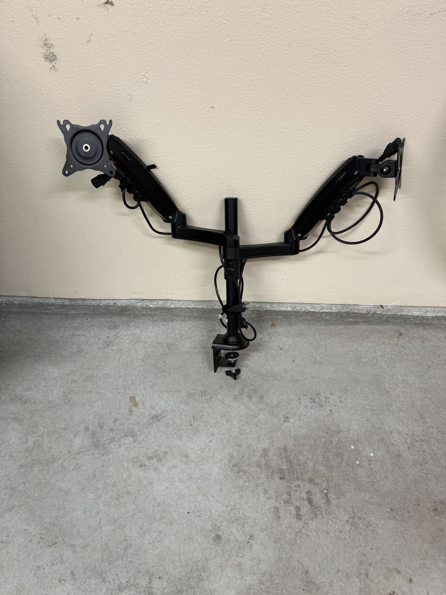 Dual Dell 27 In Monitors With Adjustable Stand