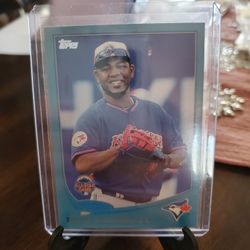 Edwin Encarnacion Two Thousand And Thirteen Topps Update All-star Blue Parallel Baseball Card 
