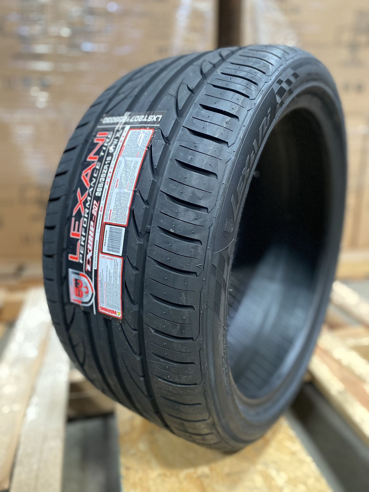 1 New Lexani LXUHP-207 255/35ZR18 94W Tire – Ultra High Performance All-Season, 25" Diameter-222968