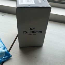 Canon EF 75–300 MM lens