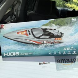 BEZGAR RC Boat 18" Big Brushless Remote Control Boat