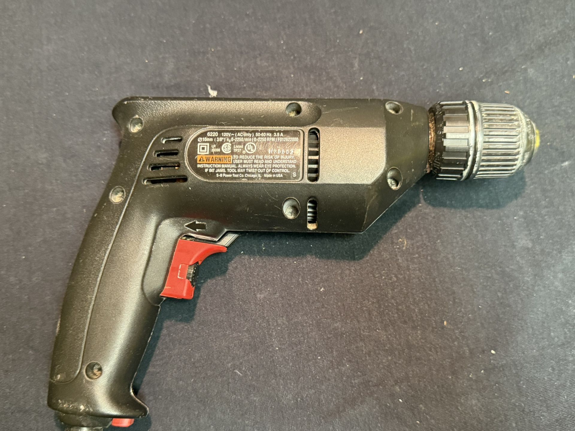 Skil 6220 Keyless Chuck 3/8 Corded Drill Preowned And Tested