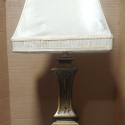 Brass Lamp W/ Shade
