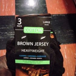 Brown Jersey Glove