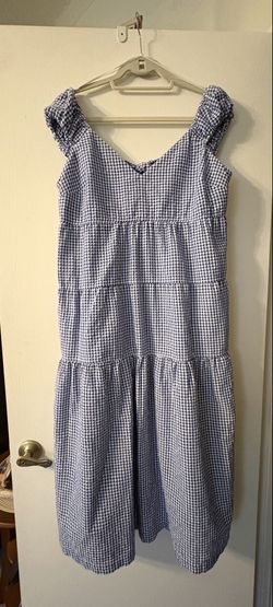 NWT Old Navy Gingham Midi Dress