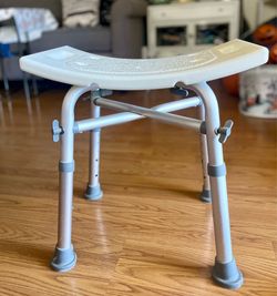 Adjustable Plastic Shower Bench
