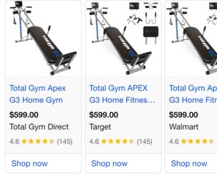 apex g3 total gym