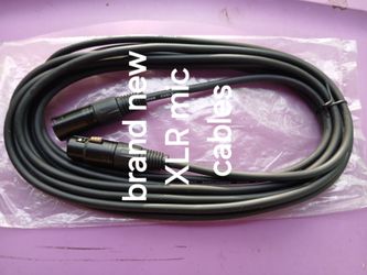 New XLR mic cables 25ft/$25 or 50tf/$50