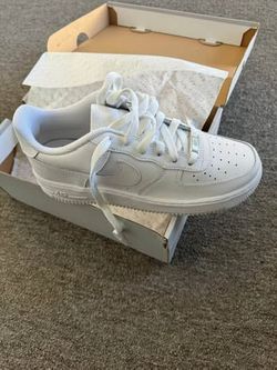 NEW* Youth Grade-School Nike Air Force 1 LE (GS) White/White (DH2920 111)