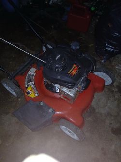 Gas power lawn mower
