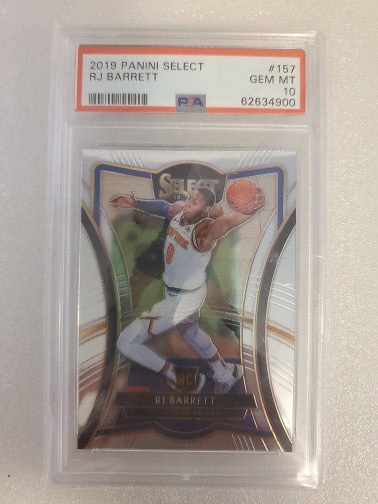 2019-20 Panini Select Premier Level RJ Barrett #157 PSA 10 GEM Mint Rookie RC