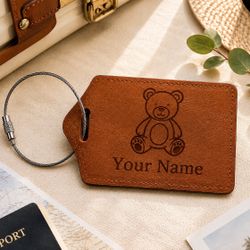 🧳 Personalized Luggage Tag – Pick Your Design + Custom Name