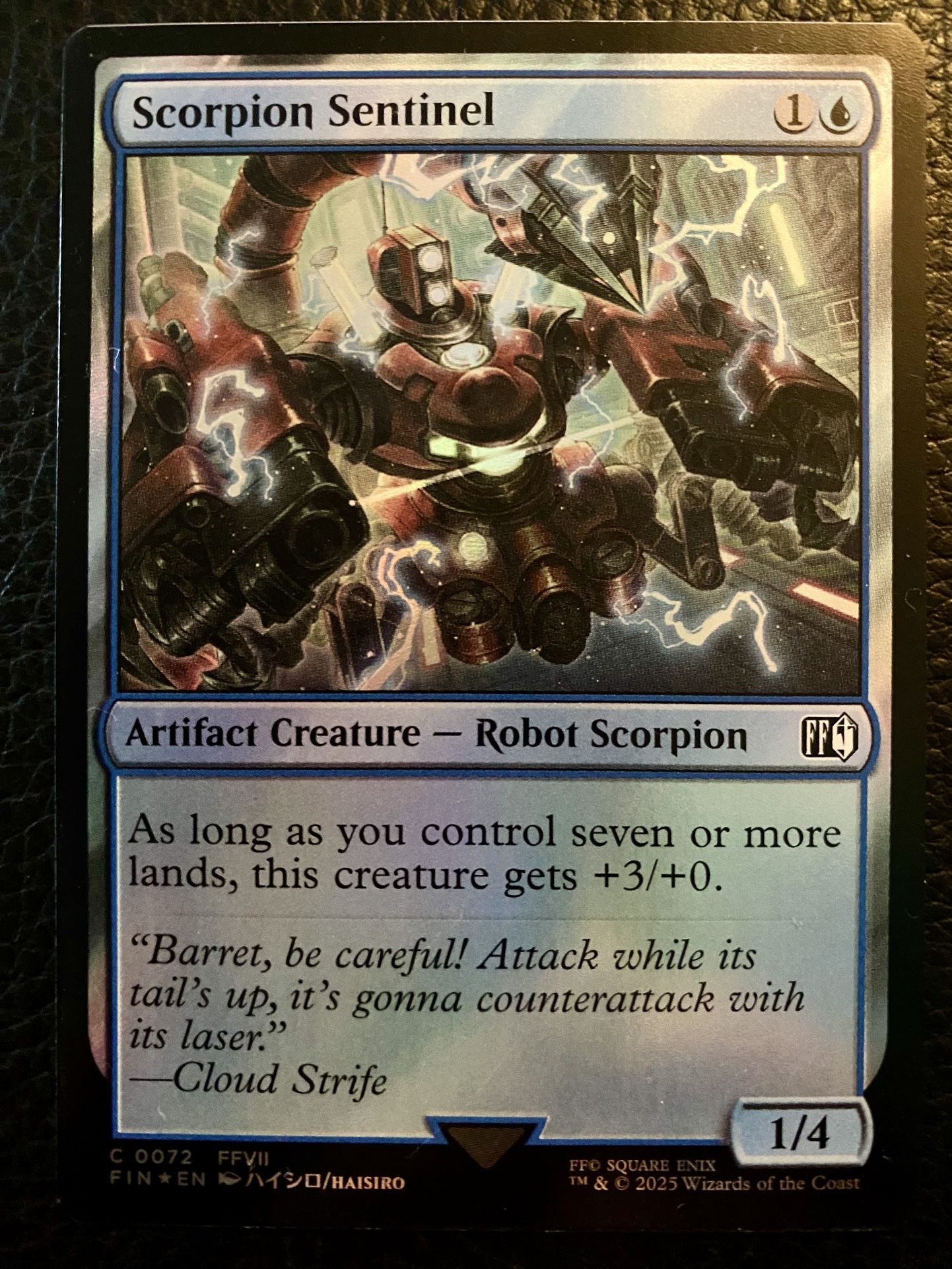 Scorpion Sentinel 2025 Magic The Gathering #70 Final Fantasy Foil