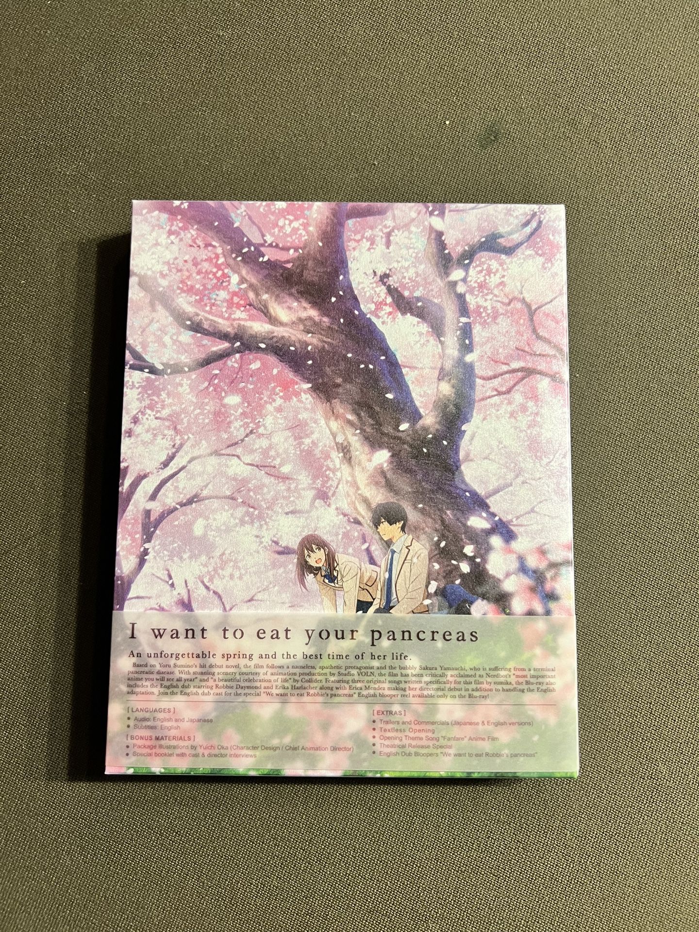 I Want To Eat Your Pancreas Blu-ray