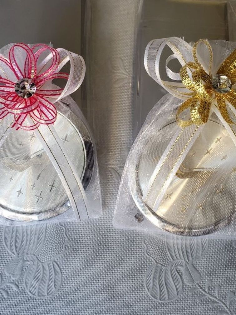 Princess Cinderella Shoe, Compact Mirror Quinceañera, Bridal and Sweet 15 Party Favors/ Recuerdos de Quinceañera