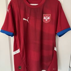 Serbia soccer jersey size L