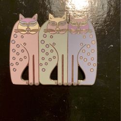 Laurel Burch Siamese Cats Pin