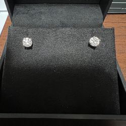 Real Diamond Earrings 