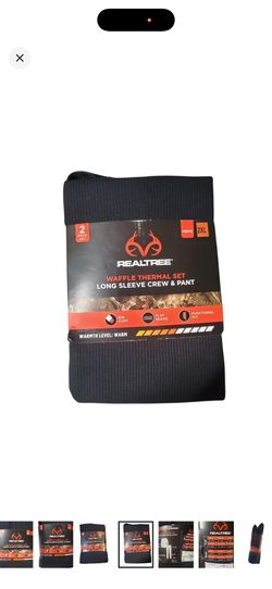 Realtree Black Thermal Set