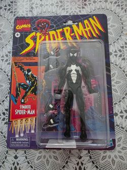 Marvel Legends Spider-man Retro Symbiote Black Spider-man