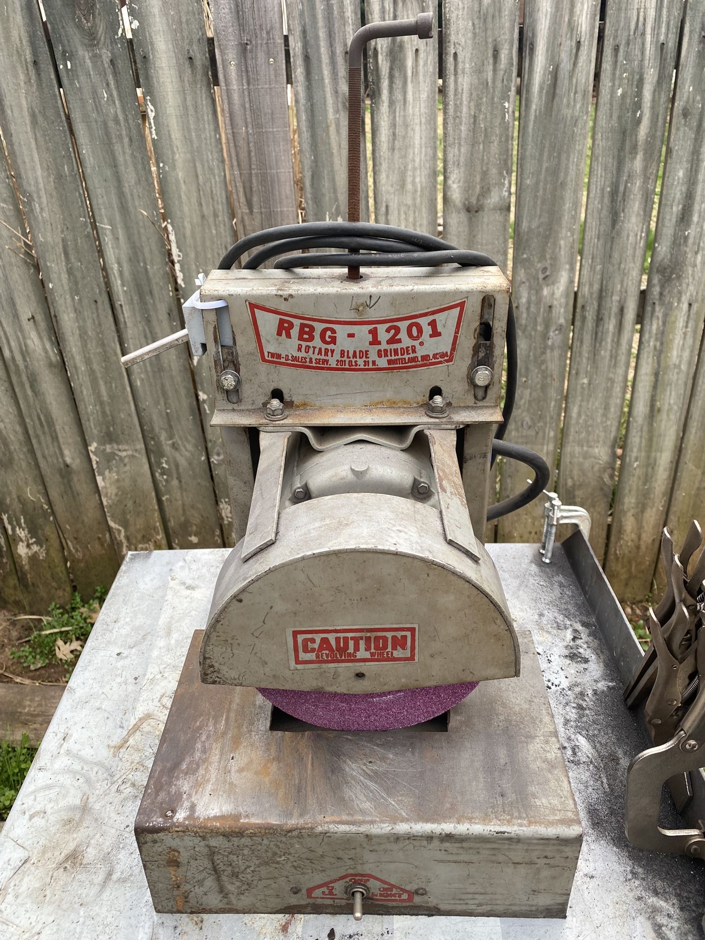 Mower Blade Sharpener