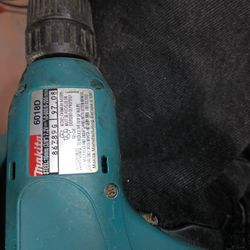 Makita 7.2 cordless drill 