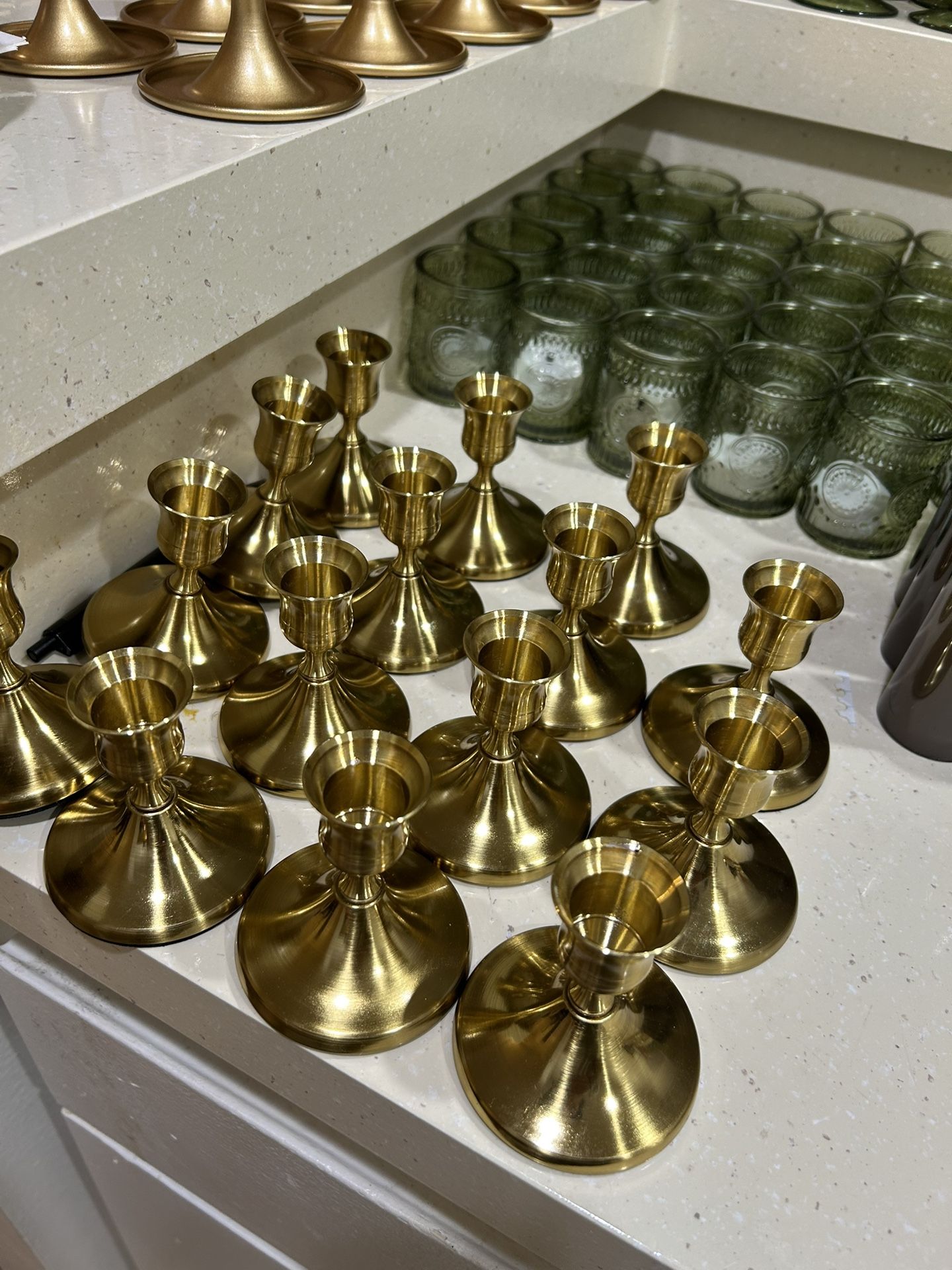 Gold / Brass Candle Holder