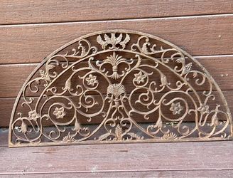 Cast Iron Decorative Arched door mat/Grille