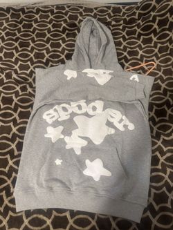Spider Hoodie Grey Beluga (Trades Available)