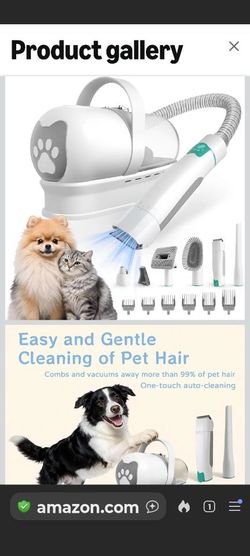 Pet Grooming Kit and Vacuum