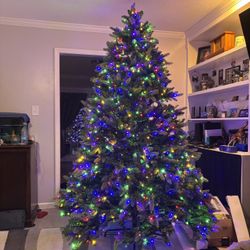 NEW 8ft Pre-lit Christmas Tree 