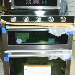 Kitchen Aid Doubke  Oven Still In Box Beautiful  Stainless Steel Double Oven Gas