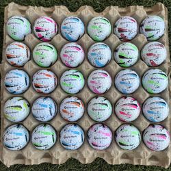 30 Golf ⛳️ Balls Taylor Made Speed Soft 