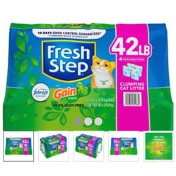 Fresh Step With Febreeze Gain scent