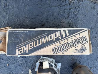 Black widow Widowmaker mufflers