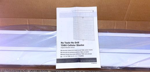 Coprisma No-Drill TDBU Cellular Shades - Cordless