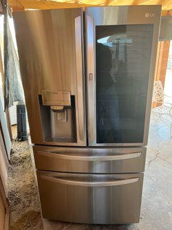 LG Stainless steel 5 door refrigerator