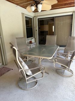 Winston Aluminum patio set