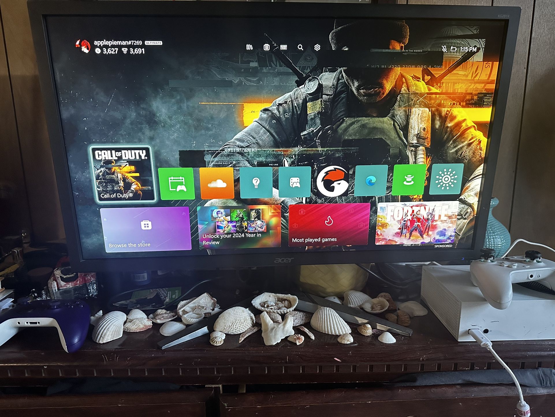 Acer monitor 28” 4K UHD 2160p