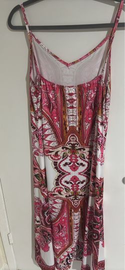 Boho Paisley Print Maxi Dress