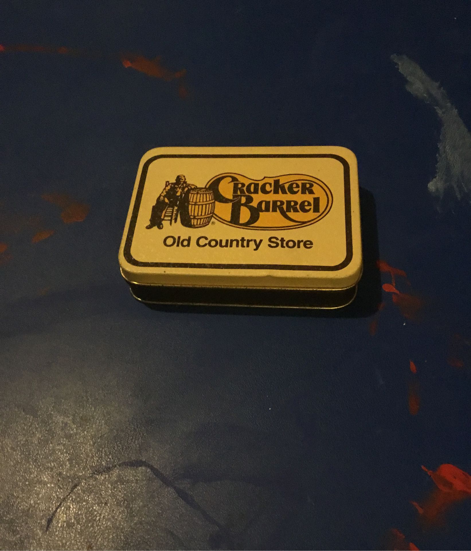 Cracker Barrel two decks of cards in Tin