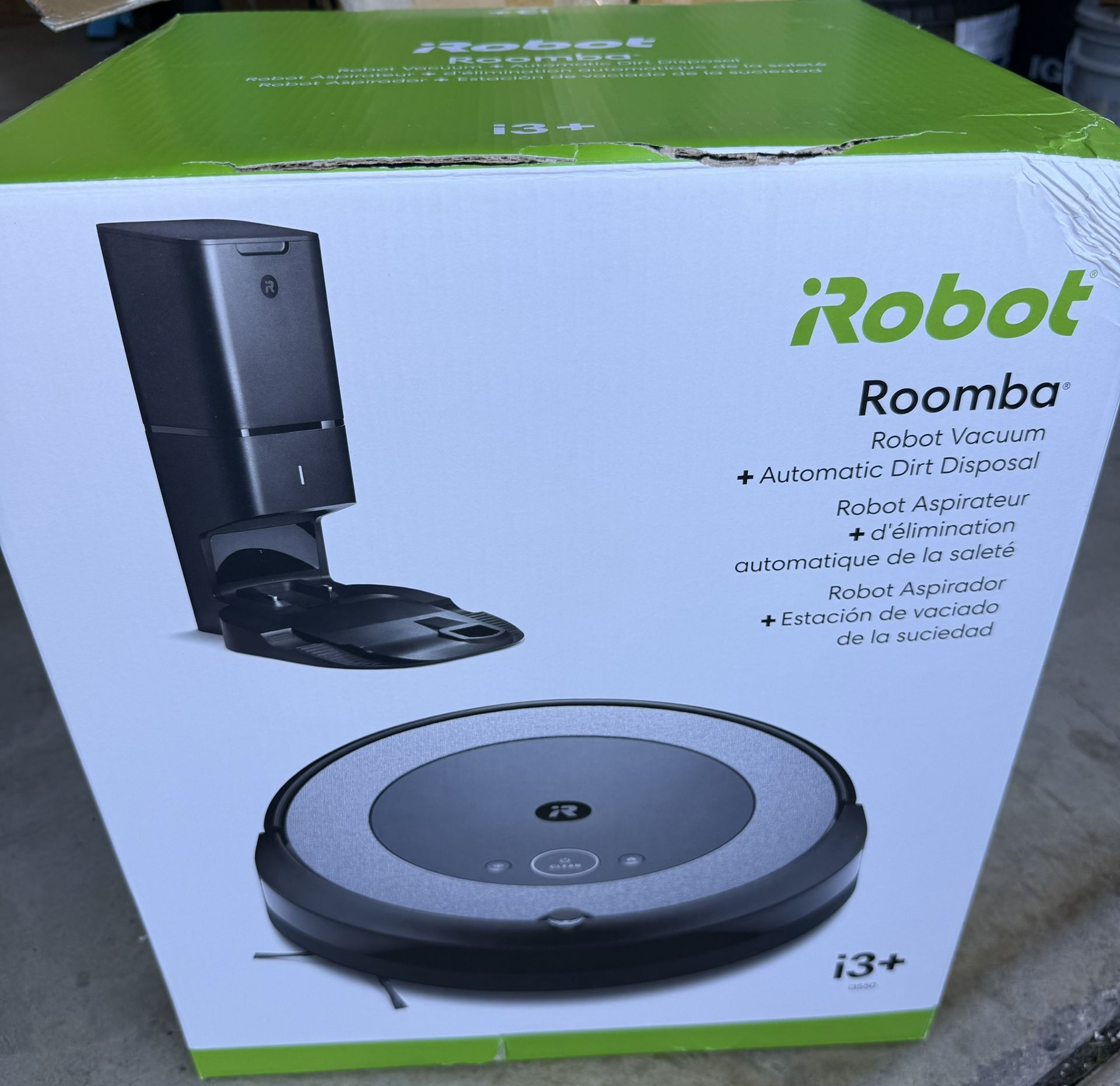 New iRobot Roomba i3+ EVO 3550 Robot Vacuum