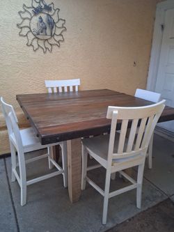 Rustic Dining Table and Chairs
